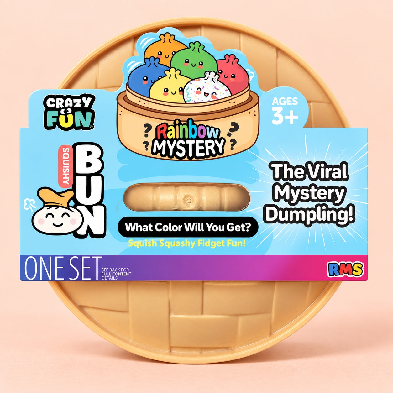 What is included with Mystery Squishy Dumpling