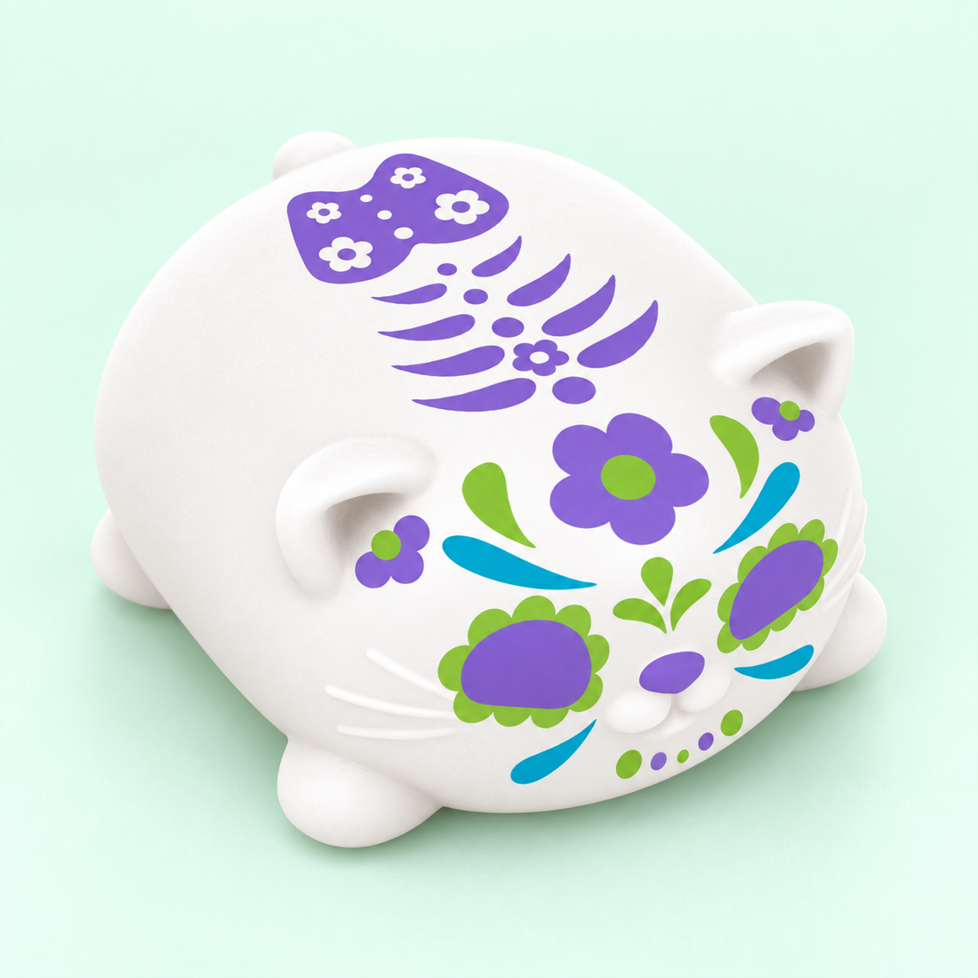 NeeDoh Sugar Skull Cats